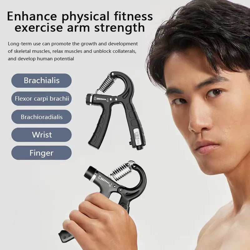 Hand Grip Gripper 5 To 60kg Adjustable Heavy Duty