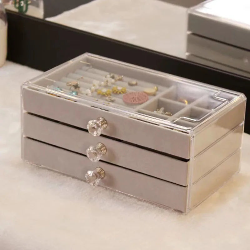 Jewelry Box Portable Soft