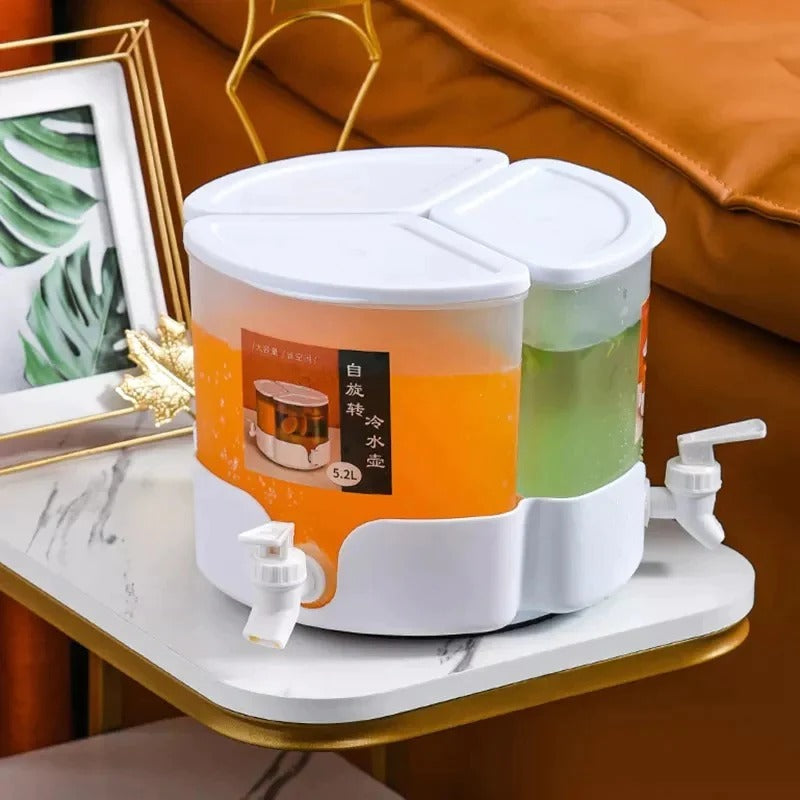 3 Tanks Cold Beverage Dispenser 5.2L