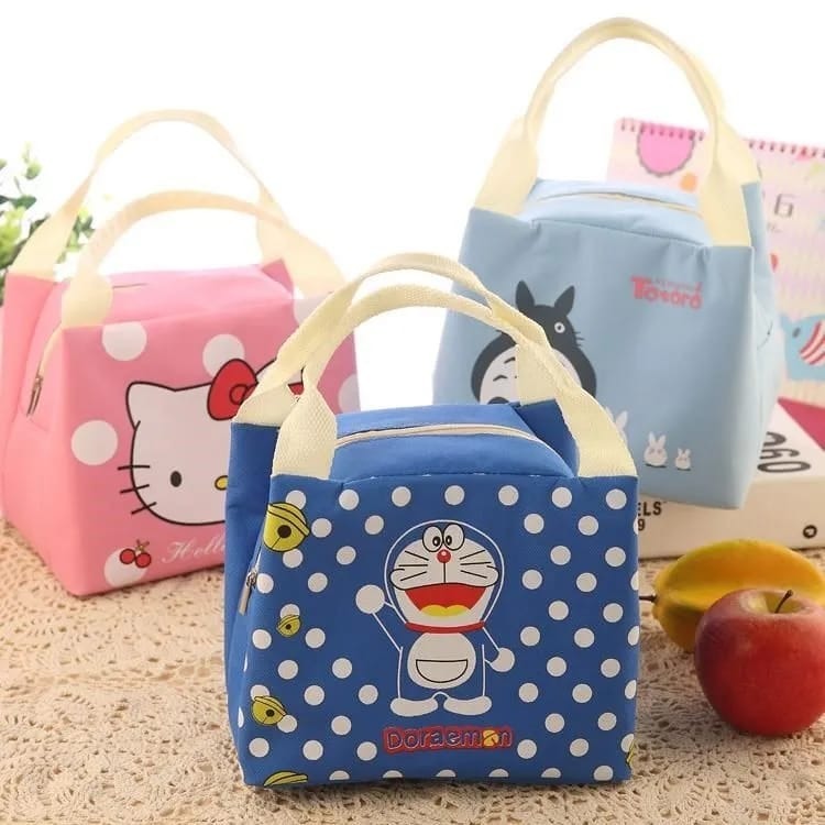 Portable Cartoon Lunch Box Thermal Picnic Food Insulation Bag