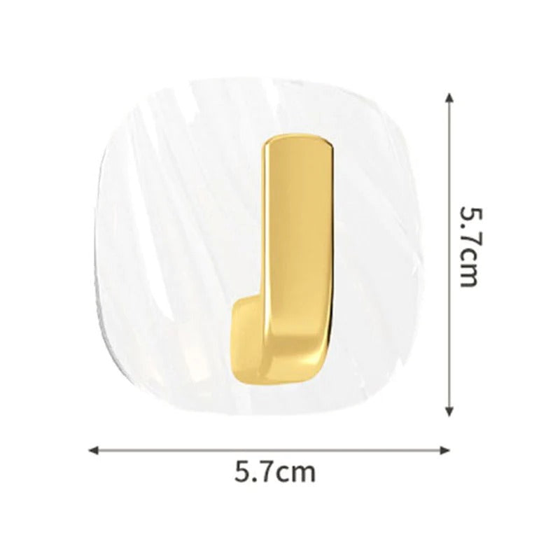 Acrylic Hanging Hooks Pack Of 3