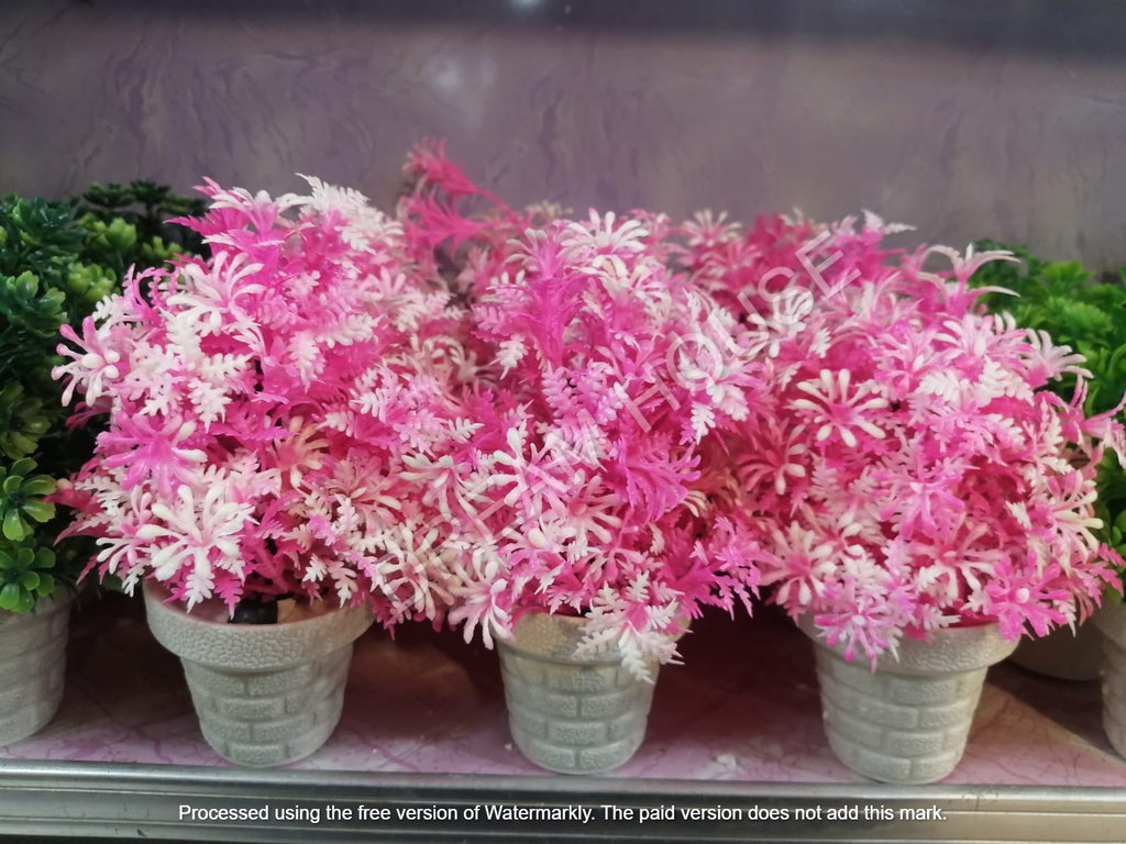 Mini Artificial Flowers & Plants Pack OF 4