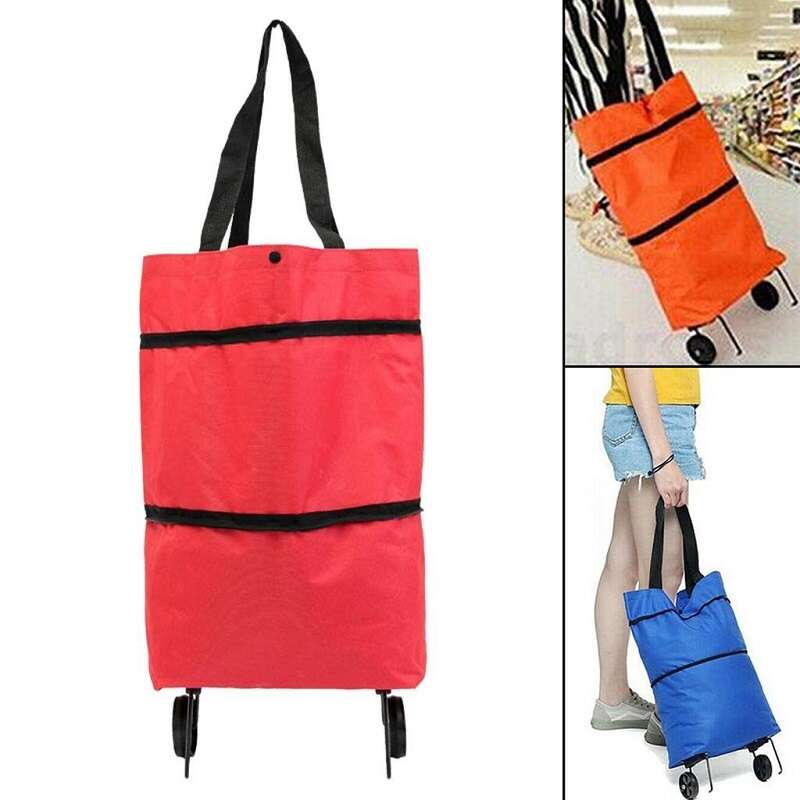 Folding Shopping Trolley Bag
