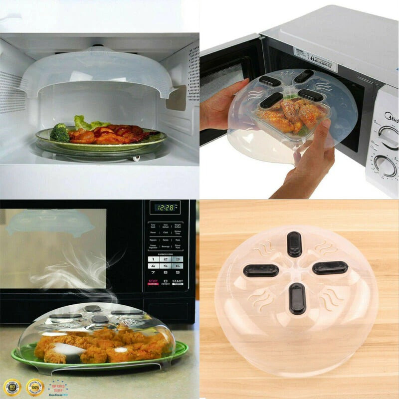 MICROWAVE HOVER COVER KITCHEN ANTI-SPUTTERING COVER FOOD