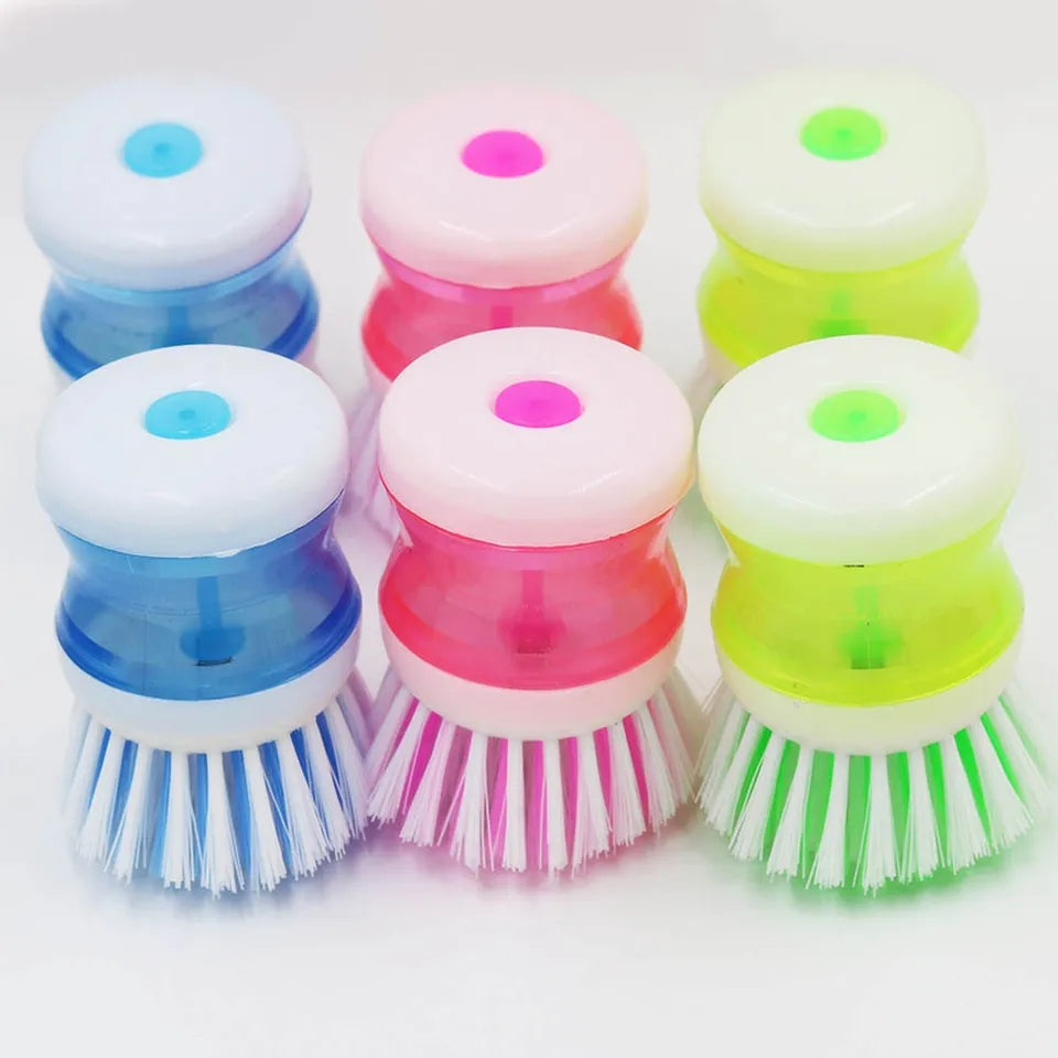 Liquid Soap Dishwasher Brush