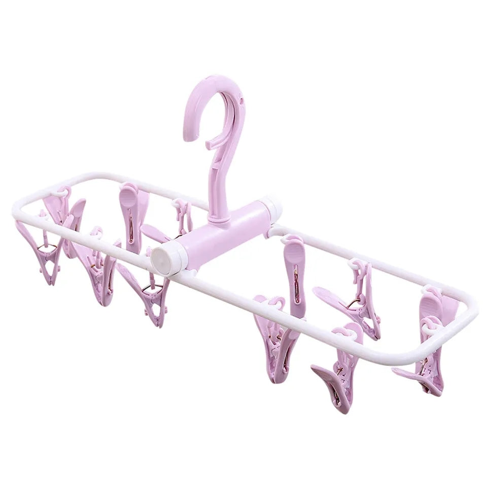 Folding Undergarment And Socks Hanger