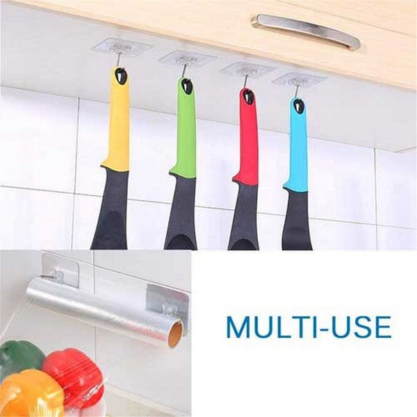6 Pcs Adhesive Wall Hooks