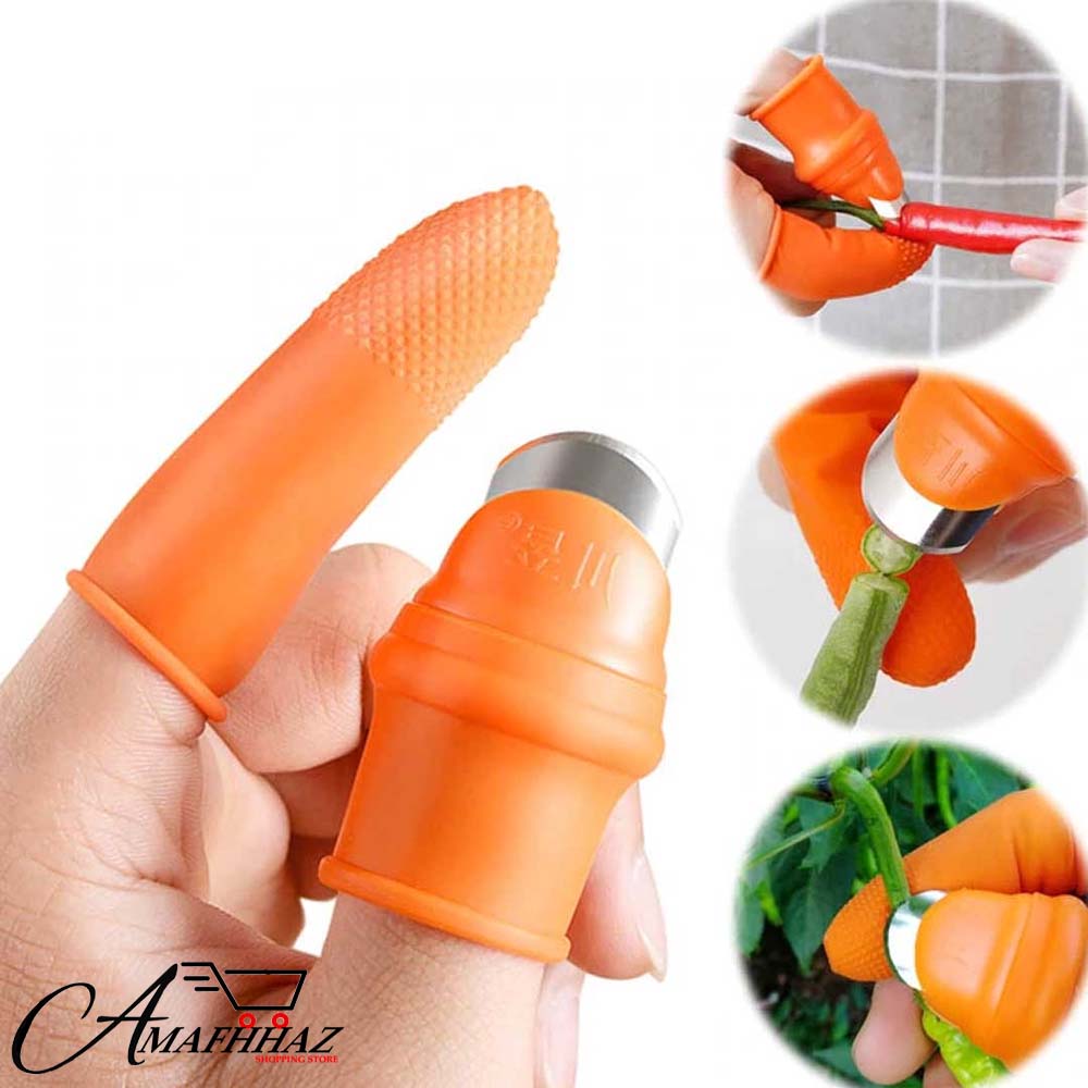 1Pair Finger Protector Thumb Vegetable Cutter