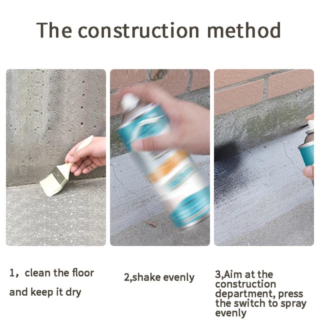 Waterproof leak coating-spray