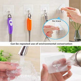 6 Pcs Adhesive Wall Hooks
