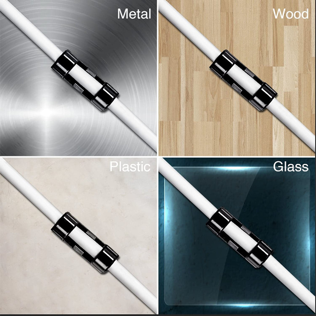 20 Pcs Transparent Wire Clip