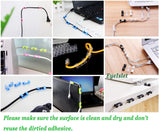 20 Pcs Transparent Wire Clip