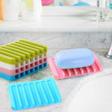 Flexible Silicone Soap And Jewelry Dish Plate Bathroom Accessories