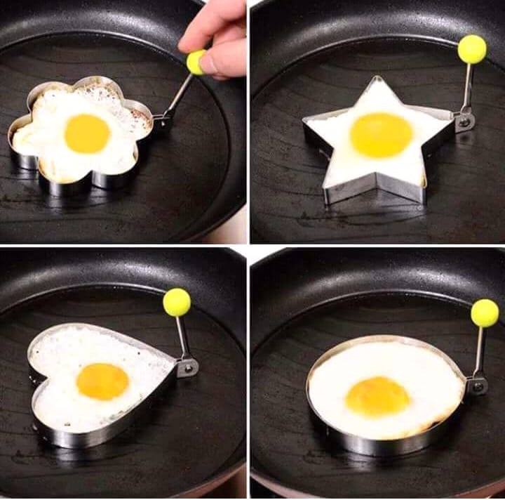 Egg Molds Stainless Steel 4 pcs Set for Kitchen