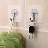 6 Pcs Adhesive Wall Hooks