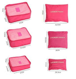 6 PCS Travel Storage Bag