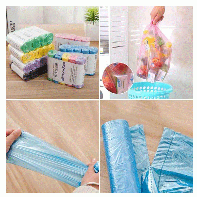 100 Pcs Garbage Bags Using for Table Garbage Box