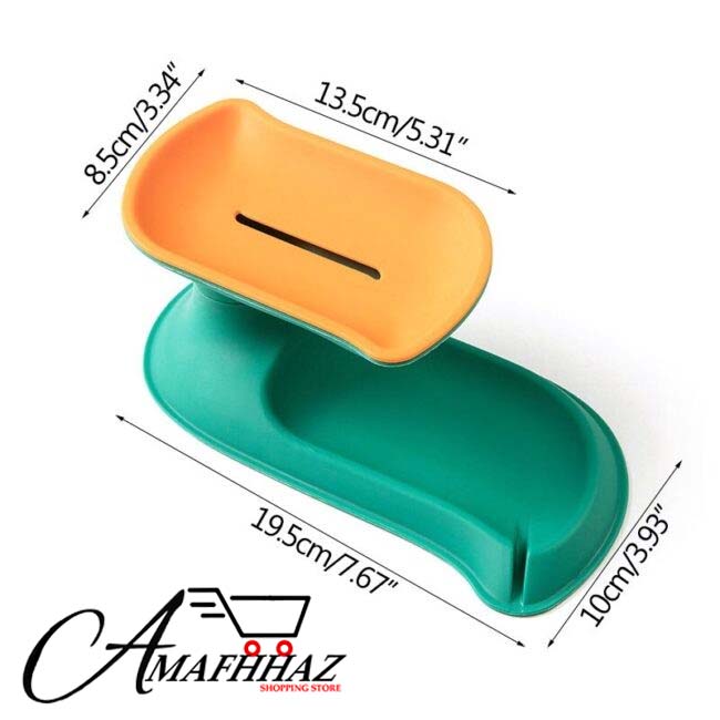 Creative Soap Rack Double Layer Soap Drainer