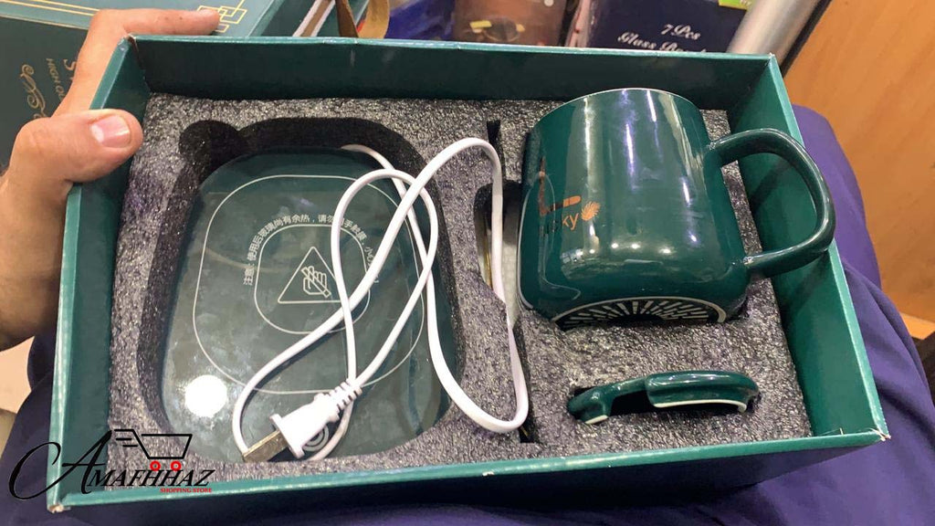 Electric Coffee Warmer Plate An Mug