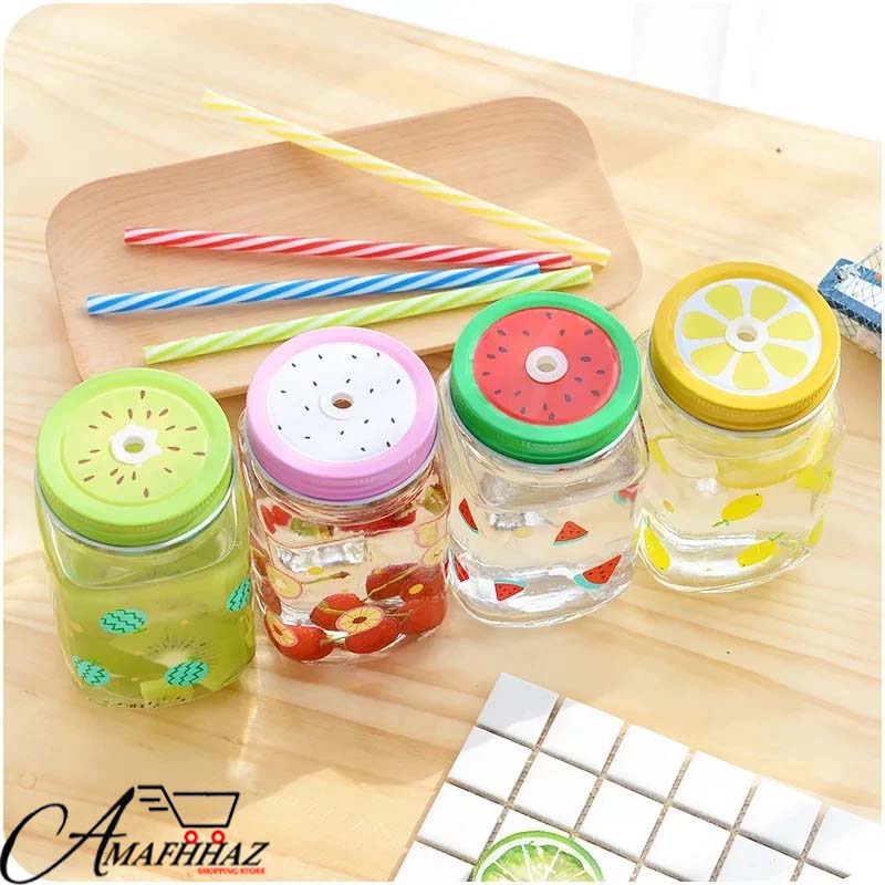 Juice And Water Glass Jar