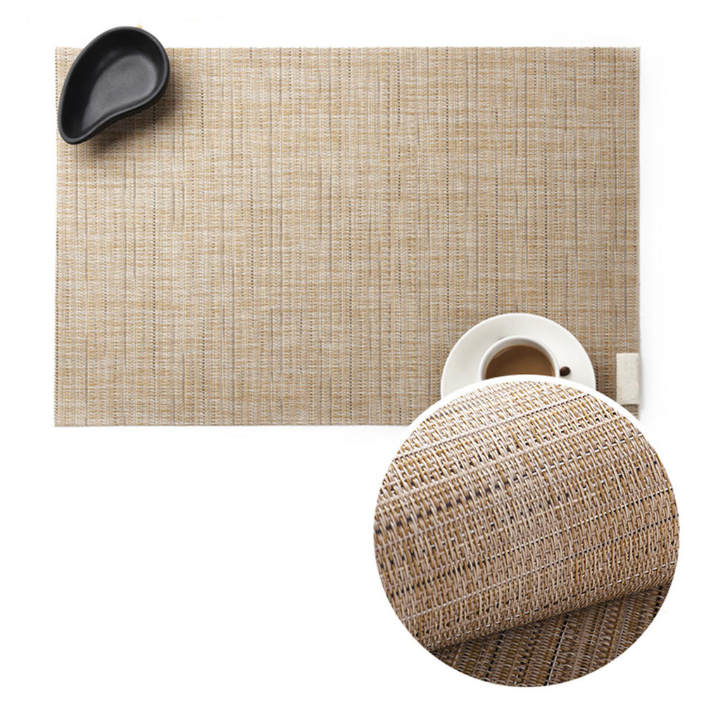 Bamboo Plastic Placemats (4 PCS SET)