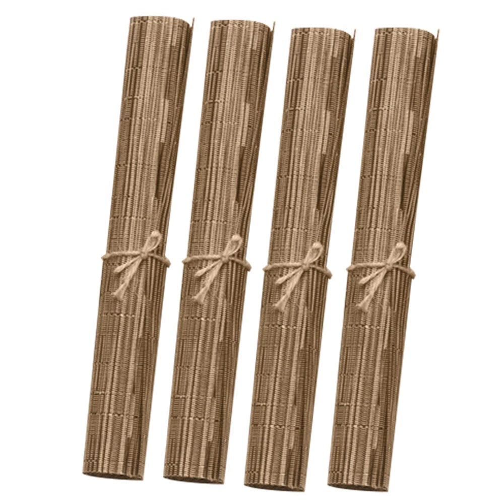 Bamboo Plastic Placemats (4 PCS SET)