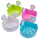 Triangle Bath and Kitchen Corner Storage Shelf with Suction Cup