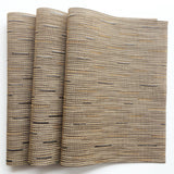 Bamboo Plastic Placemats (4 PCS SET)