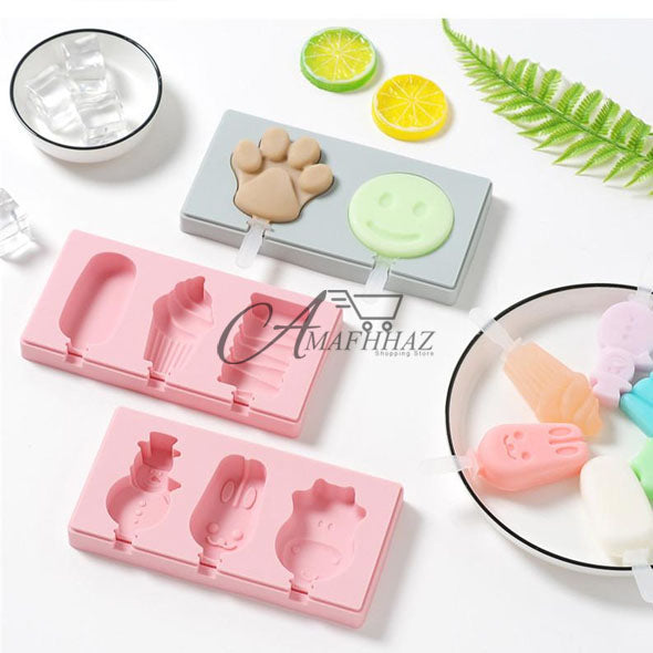Silicone Ice Cream Mould with Lid