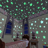 Night Glow Stars for Kids Room Pack of 100