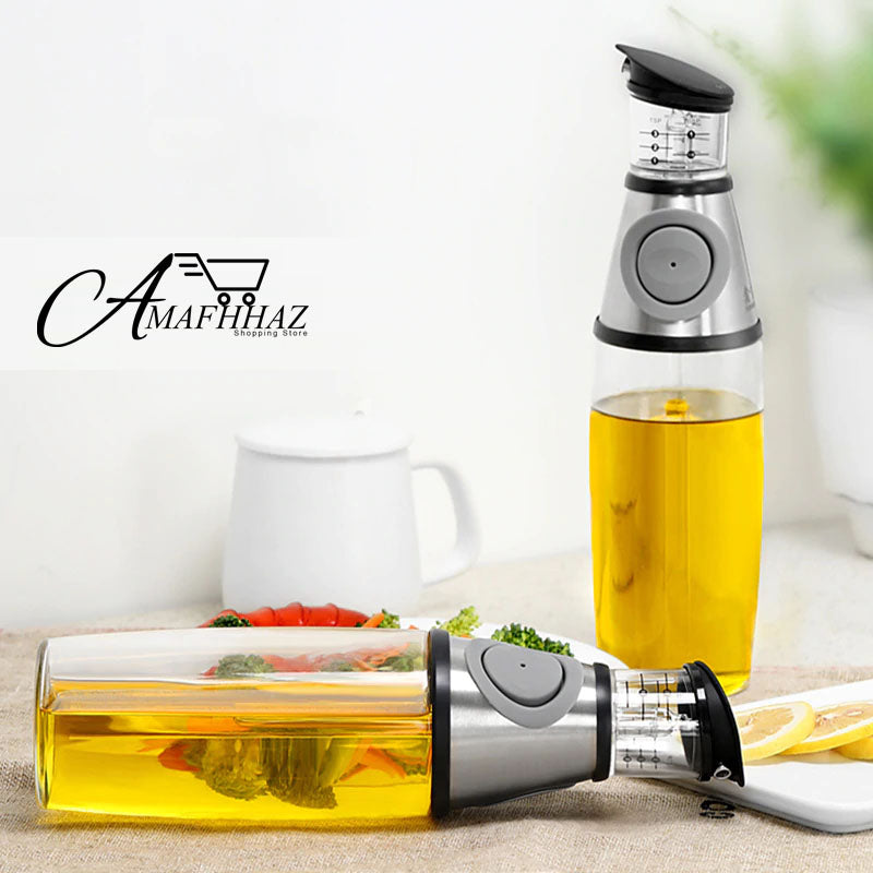 500 Ml Measurable Glass Oil Bottle