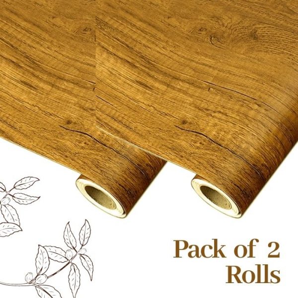 Pack of 2 – Wooden Vinyl Sticker