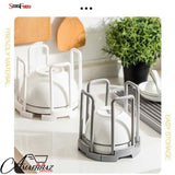 Retractable Plastic Drain Glass Plate Holder