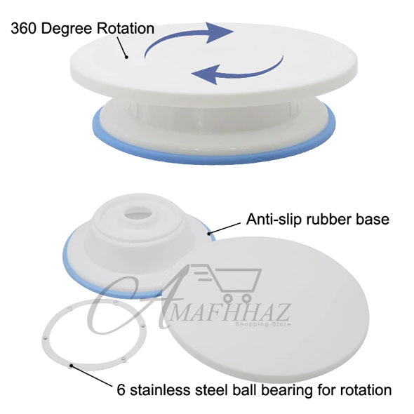 360 Rotating Cake Decorating Stand