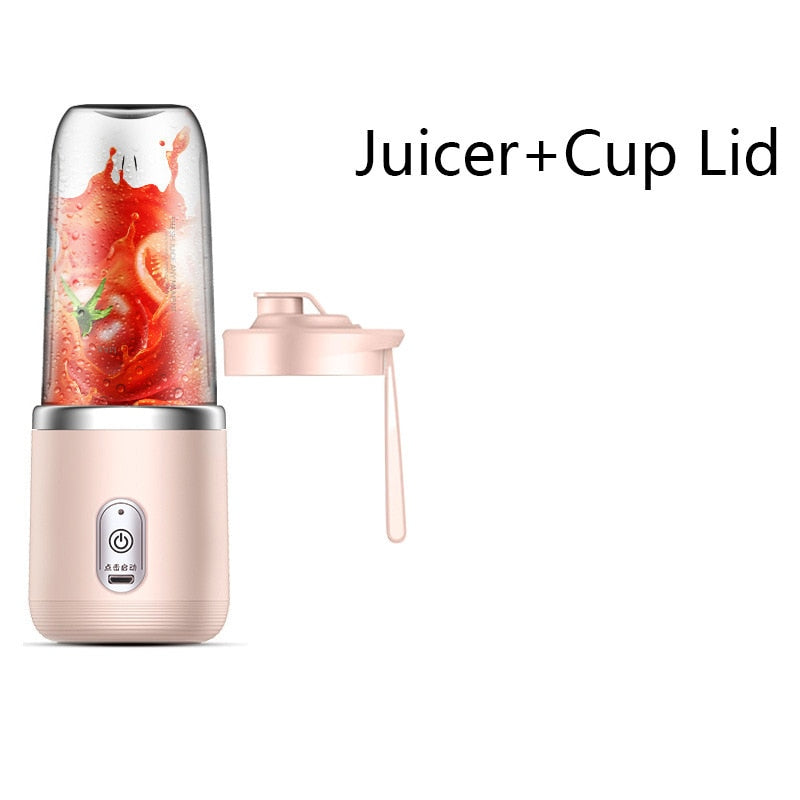 6 Blades Portable Juicer Small Electric Juicer