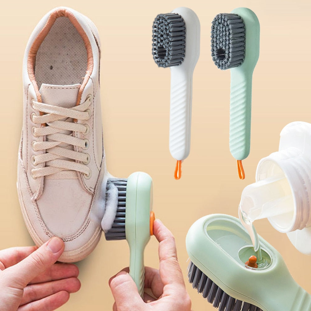 Multifunctional Shoe Brushes With Soap Dispenser