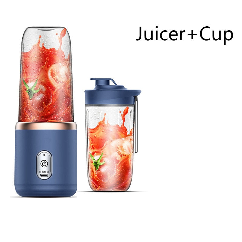 6 Blades Portable Juicer Small Electric Juicer