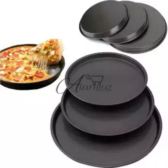 Set of 3 Pizza Pan Non-Stick