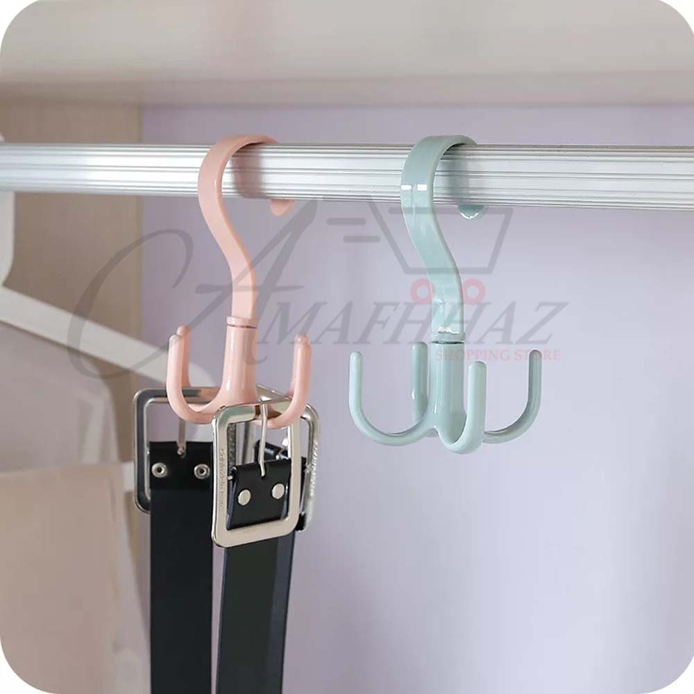 Pack of 2 Multi-purpose Rotating Hanging Hook