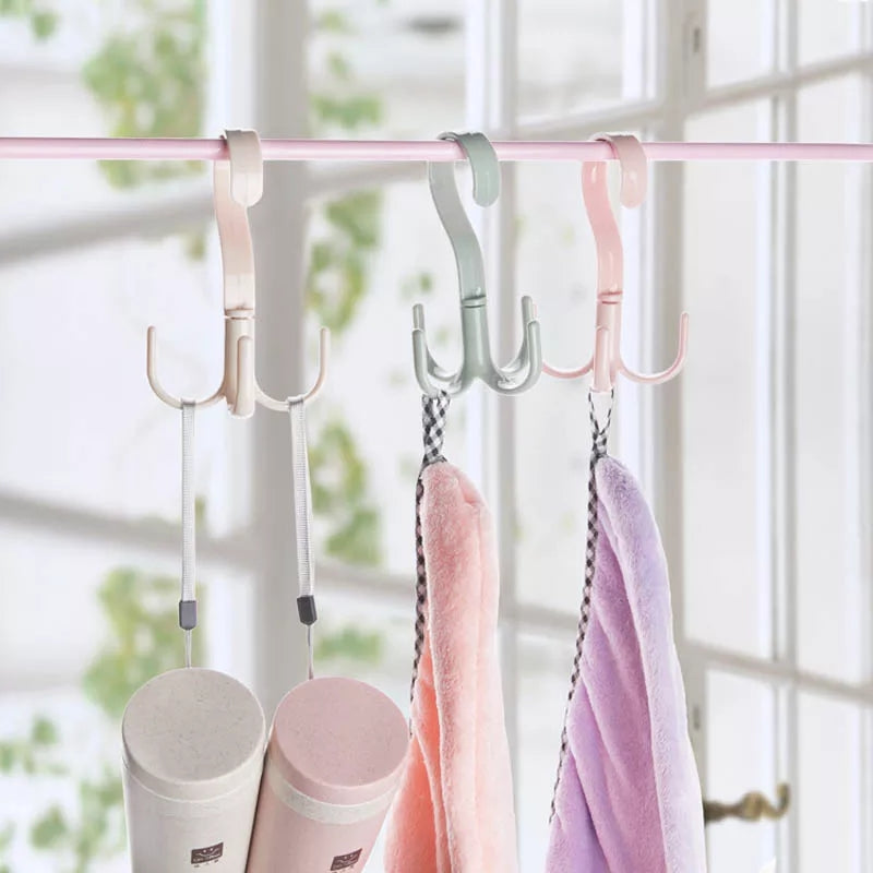 Pack of 2 Multi-purpose Rotating Hanging Hook