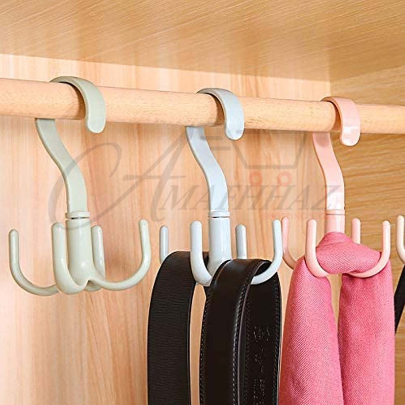 Pack of 2 Multi-purpose Rotating Hanging Hook