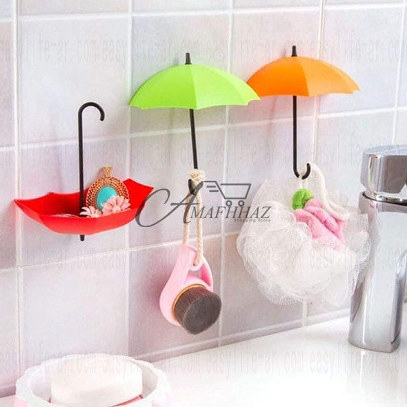 3 Pcs Umbrella Hooks Set