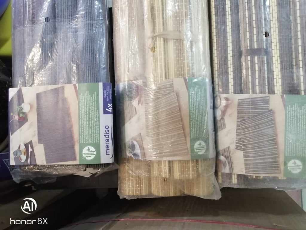 Bamboo Plastic Placemats (4 PCS SET)