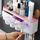 Wall Mount Bathroom Tooth brush Holder