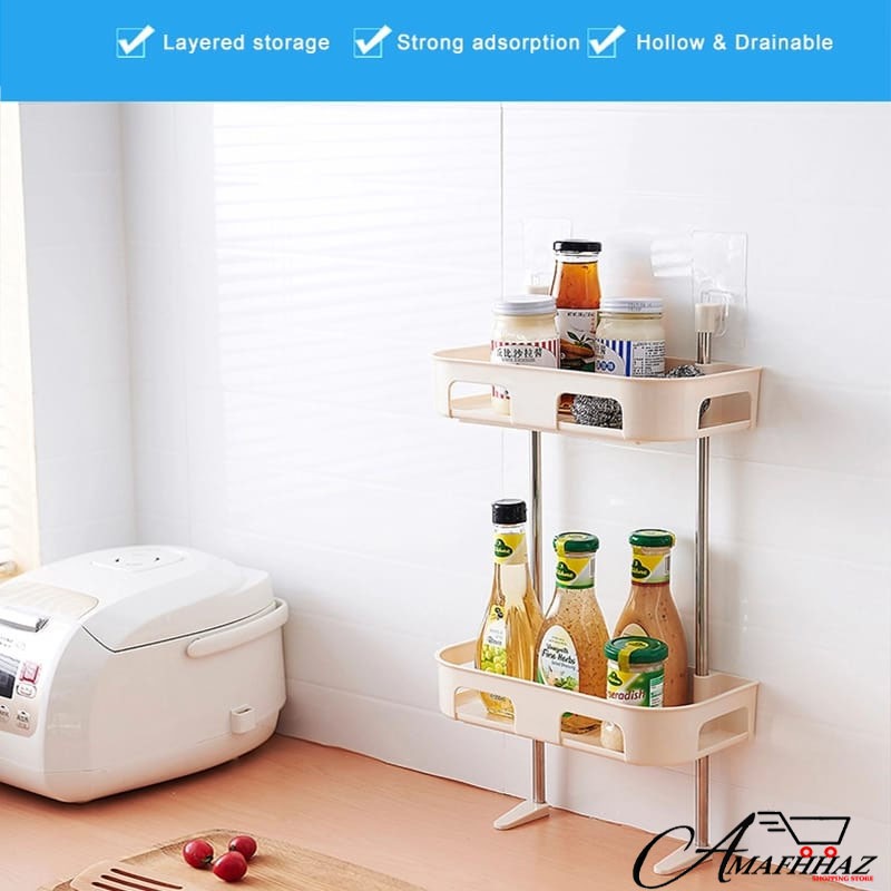 Adhesive Kitchen Storage Rack