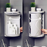 360 Bathroom Rotating Storage Rack