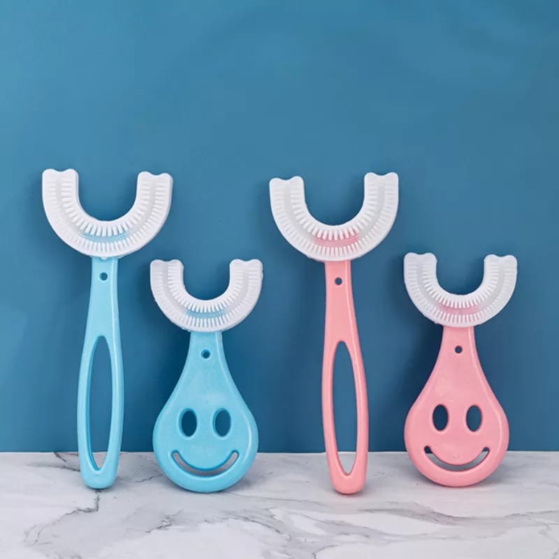 Silicone Baby Toothbrush U Shaped (PacK Of 2)