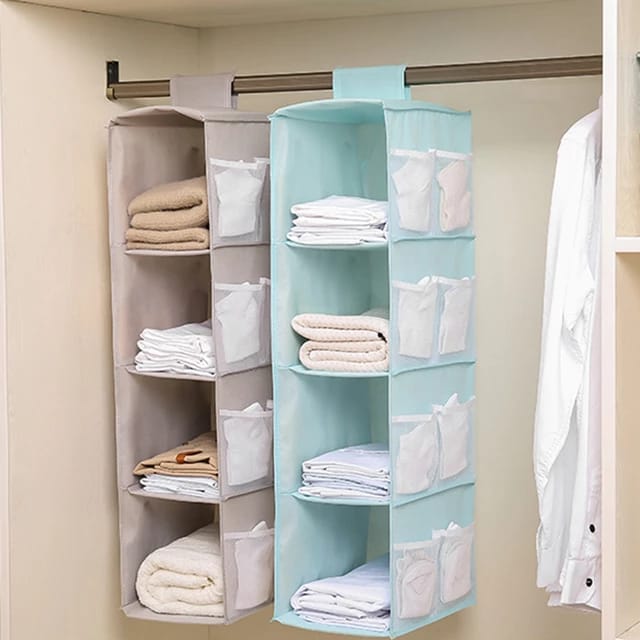 Multilayer Foldable Shelf Organizer  (Pack Of  2) 😍