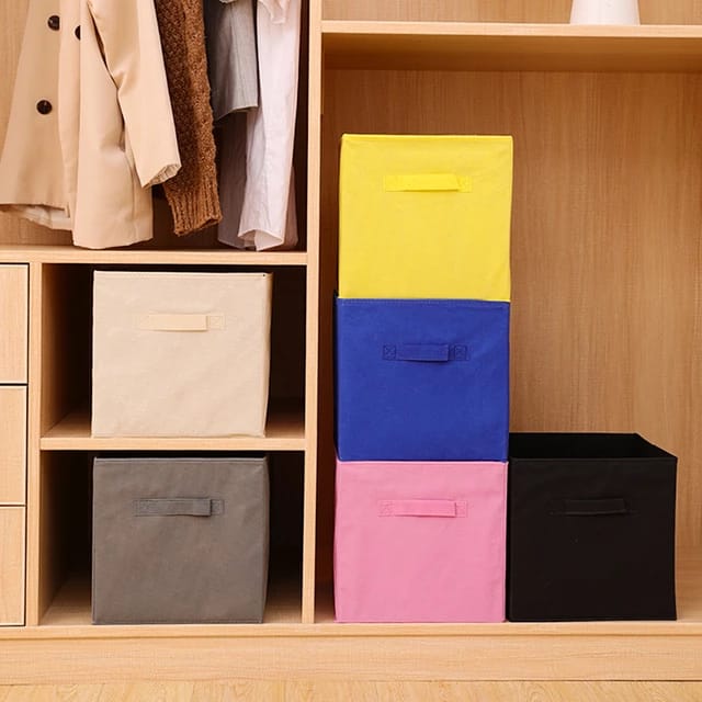 folding-storage-cube-box Pack Of 3 😍