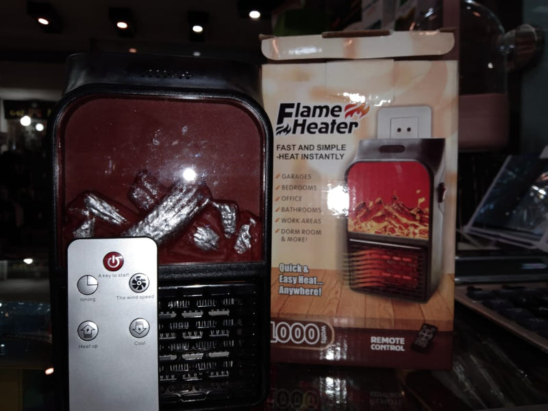 Electric Wall-Outlet Flame Heater